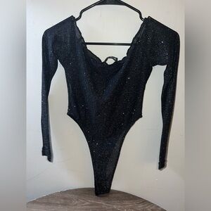 Black Sparkle Bodysuit